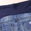 Pregnant women's stomach lift denim trousers