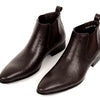 Formal Leather Boots Pointed Toe Small Size