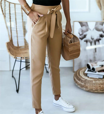 England Women Summer Solid Color Pencil Pants