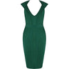 Bandage Dress Women Sexy Green Bodycon Evening dresses