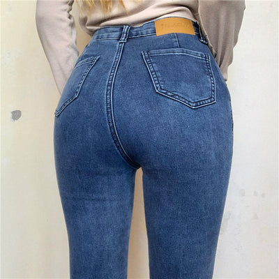 Denim Trousers Women's Tight-Fitting Pencil Pants