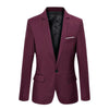 New Korean Men Blazer Casual Slim Fit Office Suit