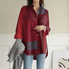 Women's Autumn Long Sleeved Shirt Casual Loose Shirt