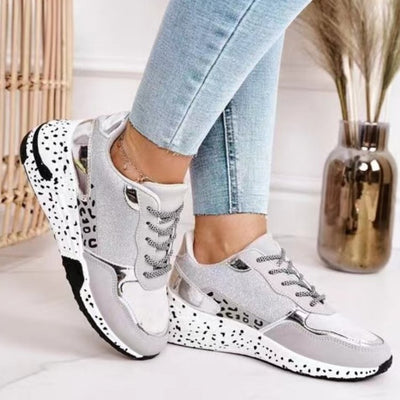 Turnschuhe Plattform Keil Ferse Casual Schuhe Lace-up Mesh Turnschuhe