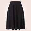 Skirt Printed Elastic Waist Slimming Skirt