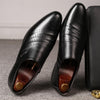 Casual pointed toe shoes men leather shoes men