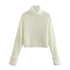 European And American Style Women's Ribbed Turtleneck Sweater Women