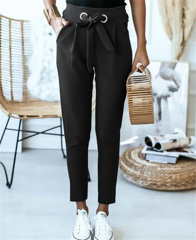 England Women Summer Solid Color Pencil Pants