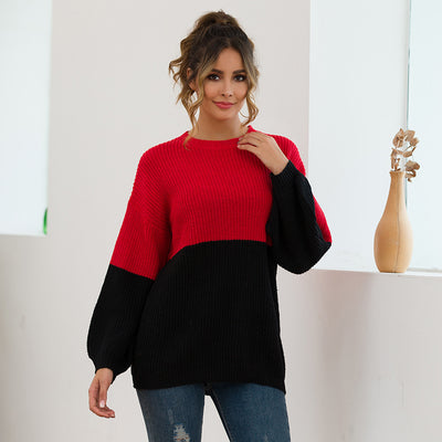 Long sleeve knitted sweater