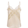 Hollow solid color lace camisole women