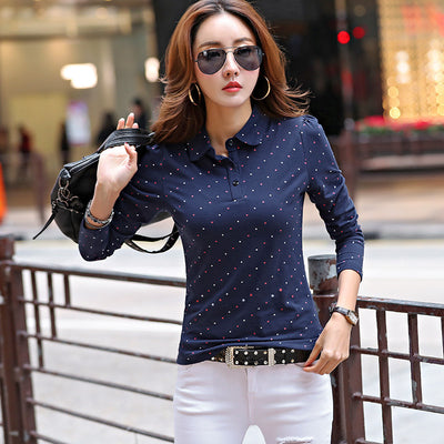 Long sleeve women's shirt bottoming shirt