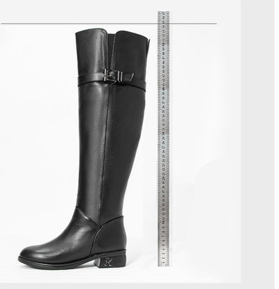 Über Das Knie Stiefel Frauen Winter Neue Verdickt Warme