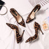 Leopard Print Wies High Heels Stiletto Schuhe