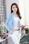 Fashion Personality Rose Red Suit Jacket Women