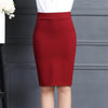 Autumn And Winter Professional Suit Work Skirt Bag Hip Skirt Elastic Slim Skirt