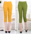 Women's Solid Color High-waist Casual Pants