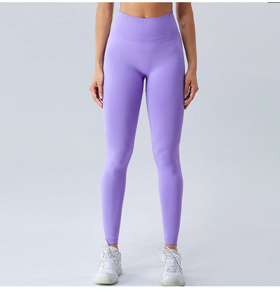 Outdoor-Lauf-Fitness-Hosen Damen-Pfirsich-Hüft-Anhebung nahtlose Sport-Strumpfhosen