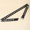 Men And Women Fashion Hollow Belt Personality Punk Style PU Soft Belt Jeans Hip Hop Accessories