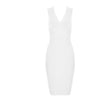 Womens V Neck Bandage Dress