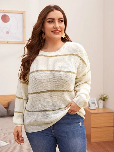 Großer Pullover, dünner Strick pullover für Frauen