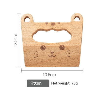 Solid Wood Toy Knife Kitchen Toy Children