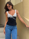 Small Sling Lace Versatile Bottoming Shirt Vest For Women