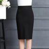 Autumn And Winter Professional Suit Work Skirt Bag Hip Skirt Elastic Slim Skirt