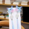 Super Fairy Children  Antique Hair Accessories Retro Accessories Tassel Butterfly Girl Hairpin