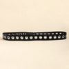 Men And Women Fashion Hollow Belt Personality Punk Style PU Soft Belt Jeans Hip Hop Accessories