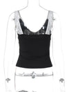 Small Sling Lace Versatile Bottoming Shirt Vest For Women