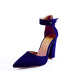 Hollow Pointed Toe Super High Heel Thick Heel Shoes