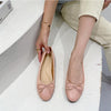 Women's Round Toe Bow Ballet Pumps