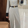 Elegant Wide-leg Pants For Women Suit