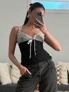 Small Sling Lace Versatile Bottoming Shirt Vest For Women