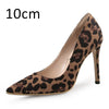 Leopard Print Wies High Heels Stiletto Schuhe