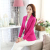 Fashion Personality Rose Red Suit Jacket Women